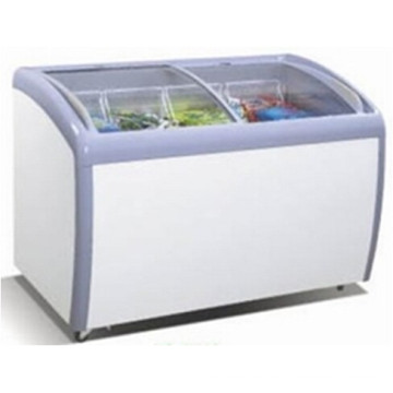 Commercial Customized double sliding door beverage cooler